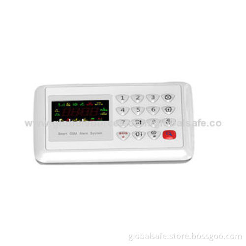 120 wireless zones alarm system security home guard with Quadband GSM module, time screen
